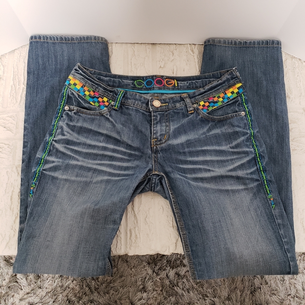 Coogi Jeans Pink, Yellow, Green and Blue 11/12